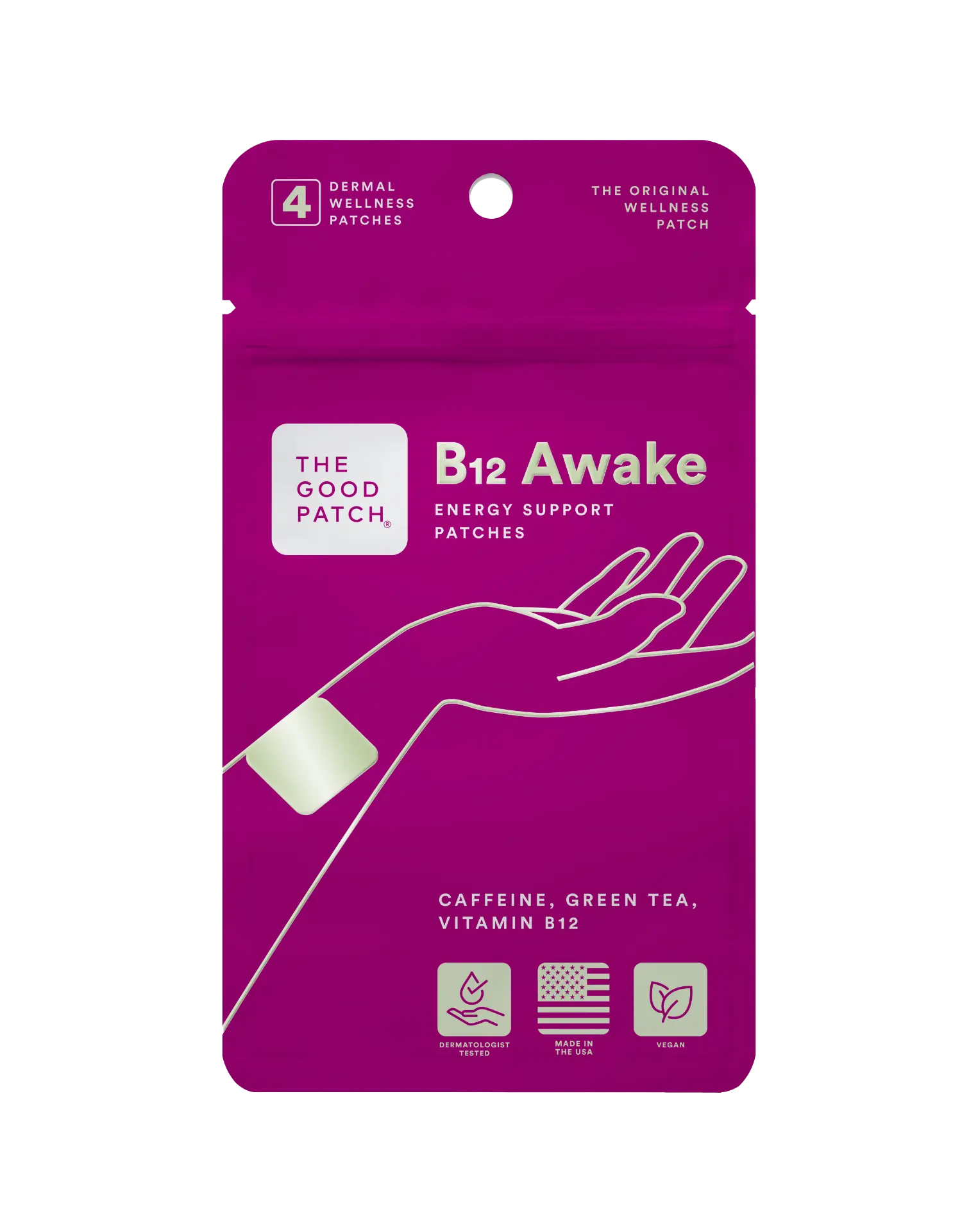 B12 Awake patch pouch